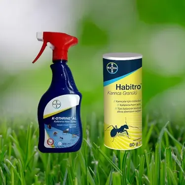 Bayer K-othrine Al 500 + Habitro Karınca Granülü Ilacı 80 Gr.