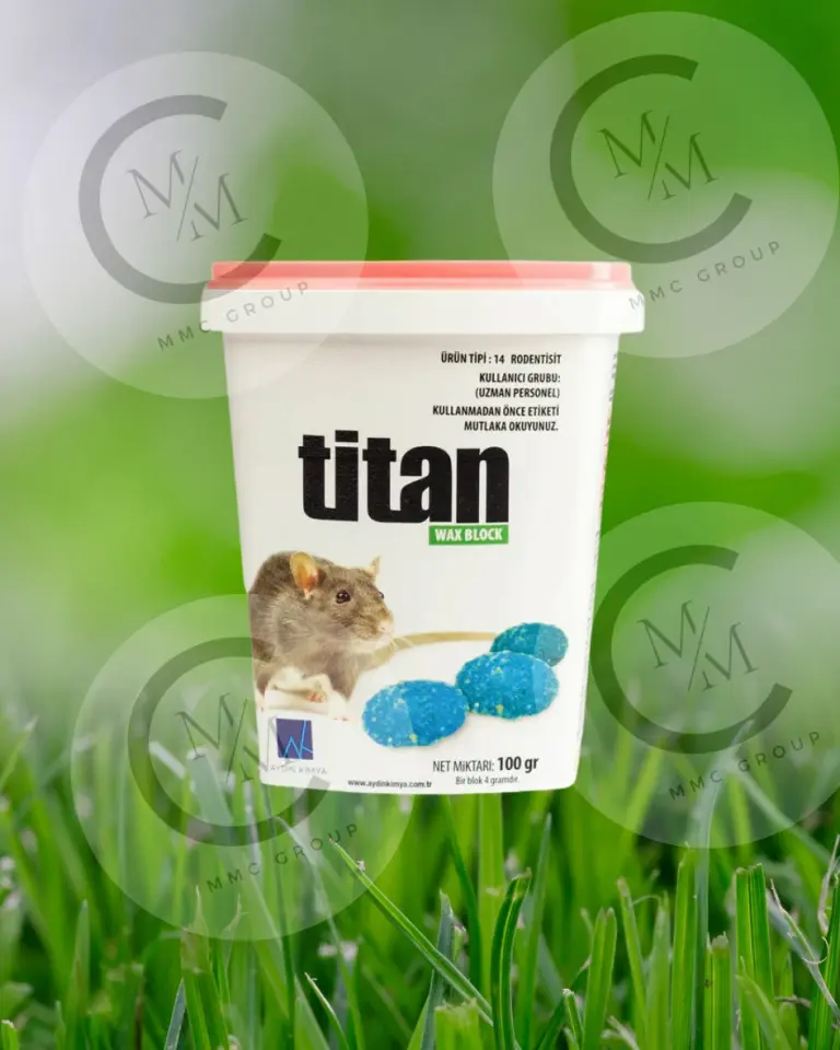 Titan Wax Block Badem Fare Zehiri 100 GR