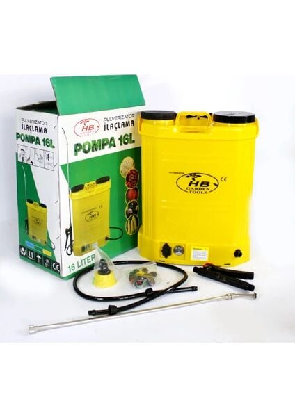Hb Garden Tools Hb Akülü Şarjlı Sırt Pompası 16 Litre