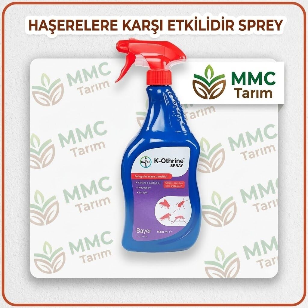 Bayer K-othrine 500 ML sprey Hamam Böceği, Pire , Tahta Kurusu, Sivrisinek,Sineklere karşı etkili